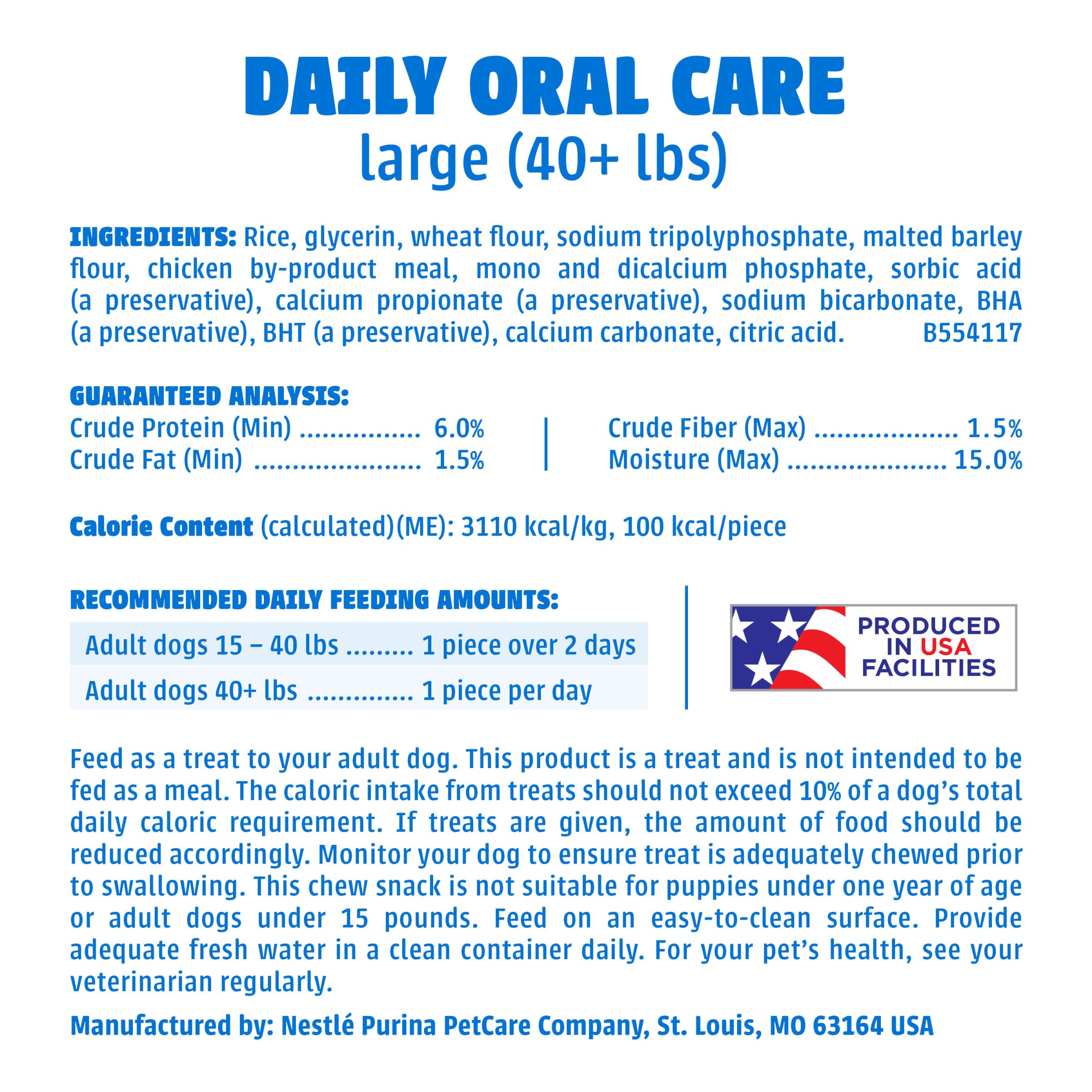 Dentalife pack with VOHC accepted badge indicating tartar control benefit