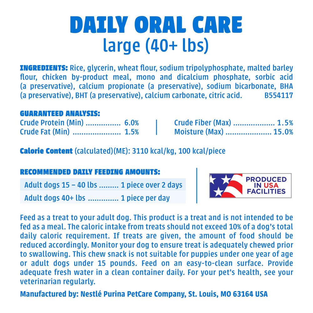 Dentalife pack with VOHC accepted badge indicating tartar control benefit