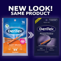 DenTek close-up of tapered bristles for precise interdental cleaning