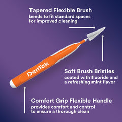 DenTek nonslip handle detail offering comfortable control