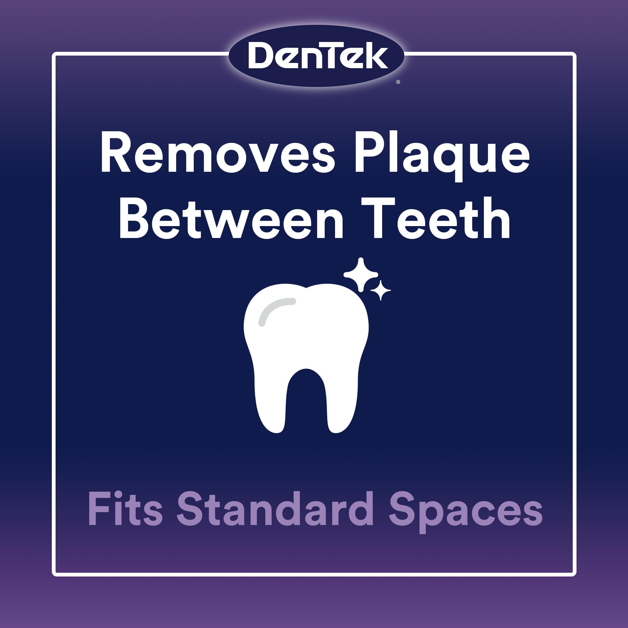 DenTek fluoride-coated brush fibers highlighting added topical protection