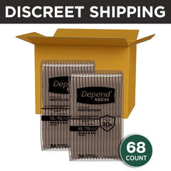 Depend side profile highlighting thin, low-profile fit for discretion
