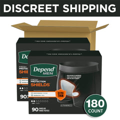 Depend close-up of DRYSHIELD core texture showing fast absorption benefit