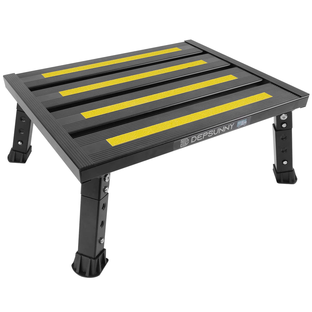 DEPSUNNY front folded step showing compact transport benefit