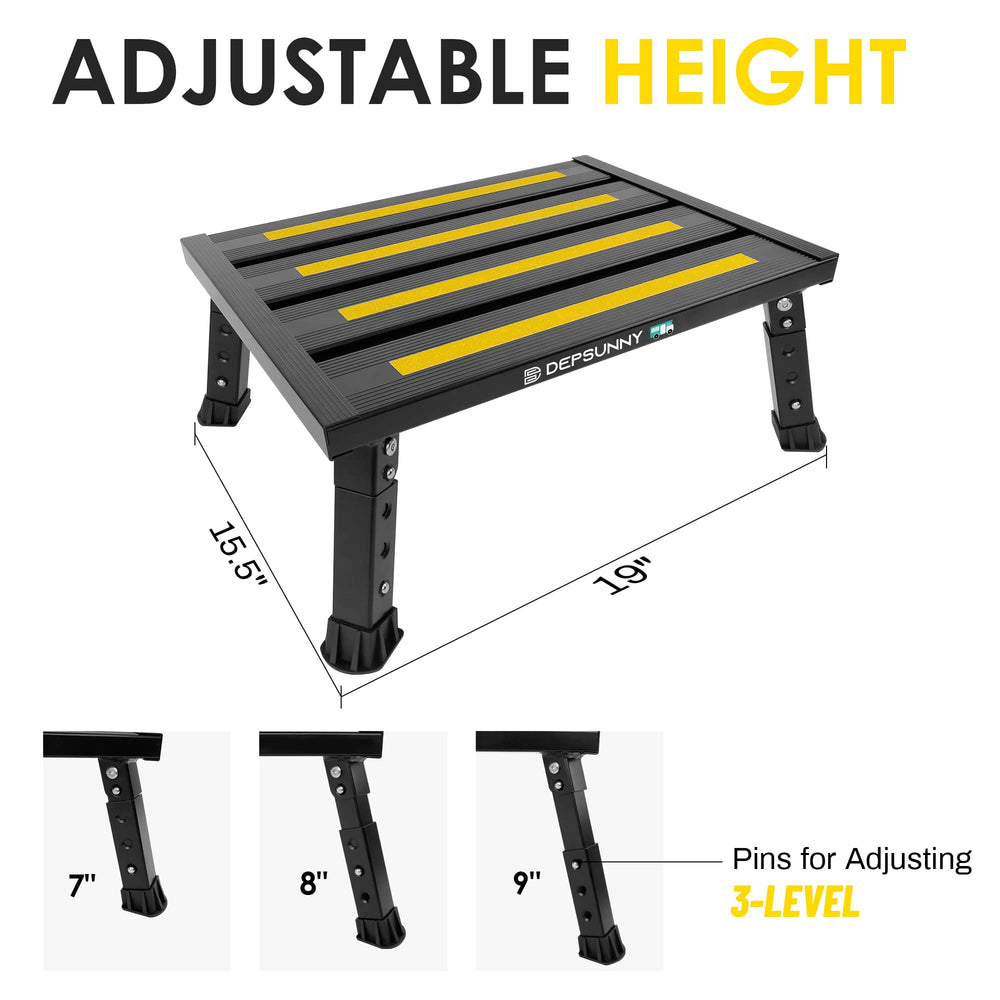 DEPSUNNY wide platform top view offering secure standing area
