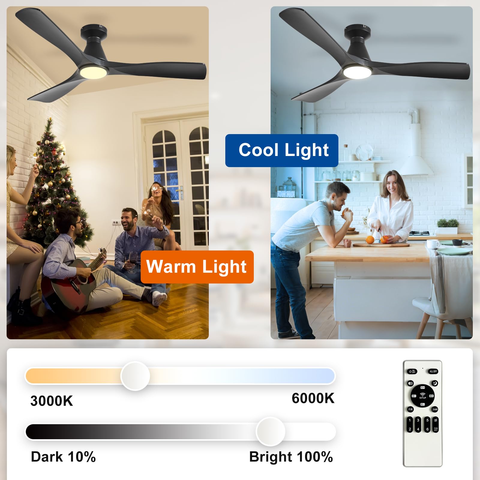 Depuley installed on covered porch showing indoor-outdoor versatility and cooling benefit