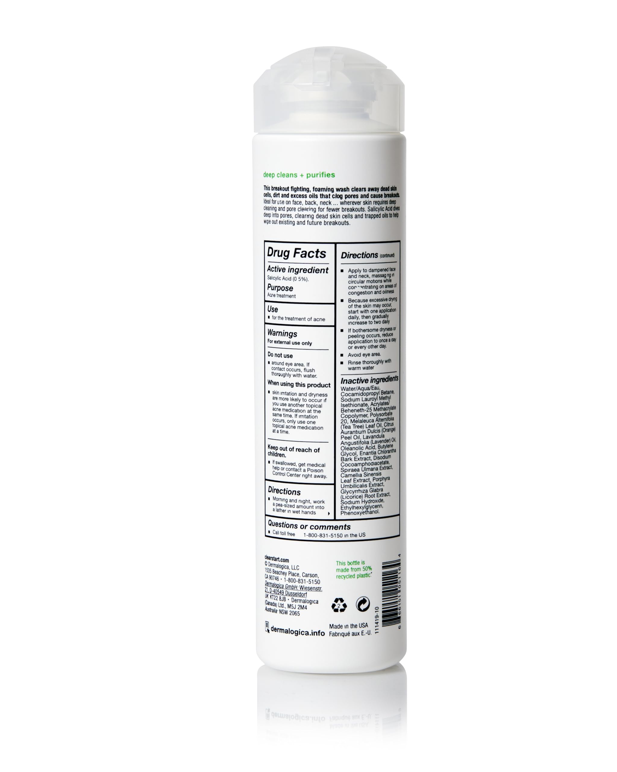 Dermalogica pump close-up illustrating easy dispensing and mess-free use