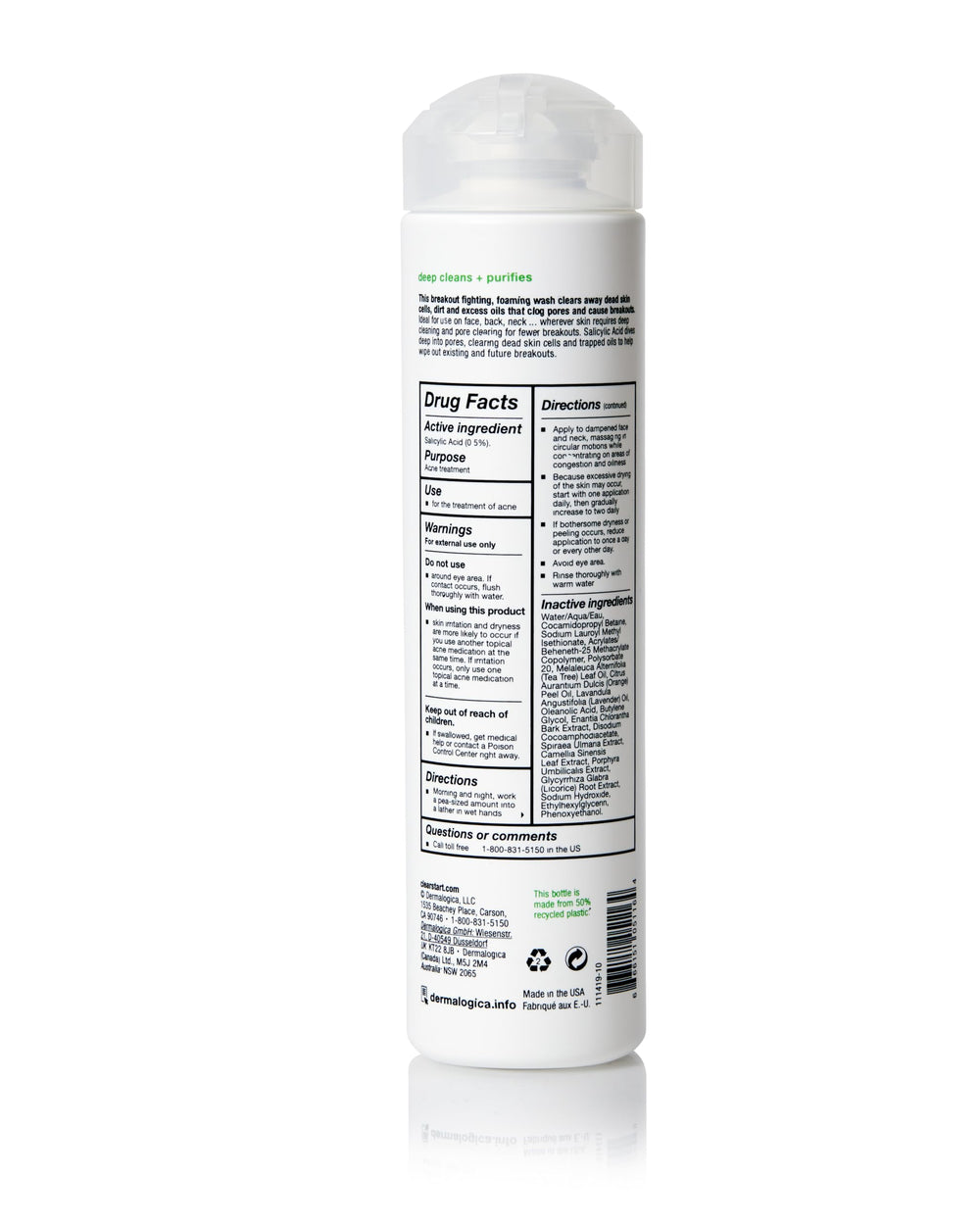 Dermalogica pump close-up illustrating easy dispensing and mess-free use