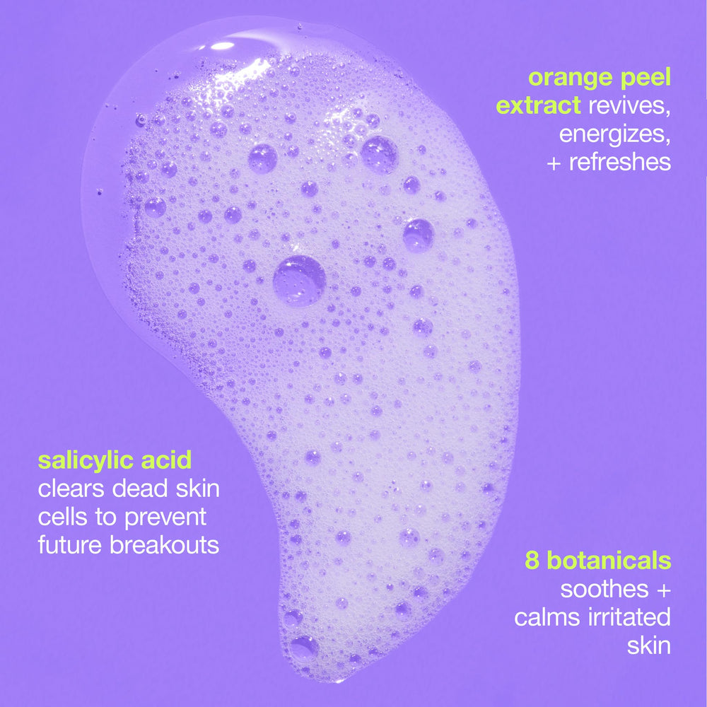 Dermalogica foaming wash texture close-up showing rich foam for effective cleansing