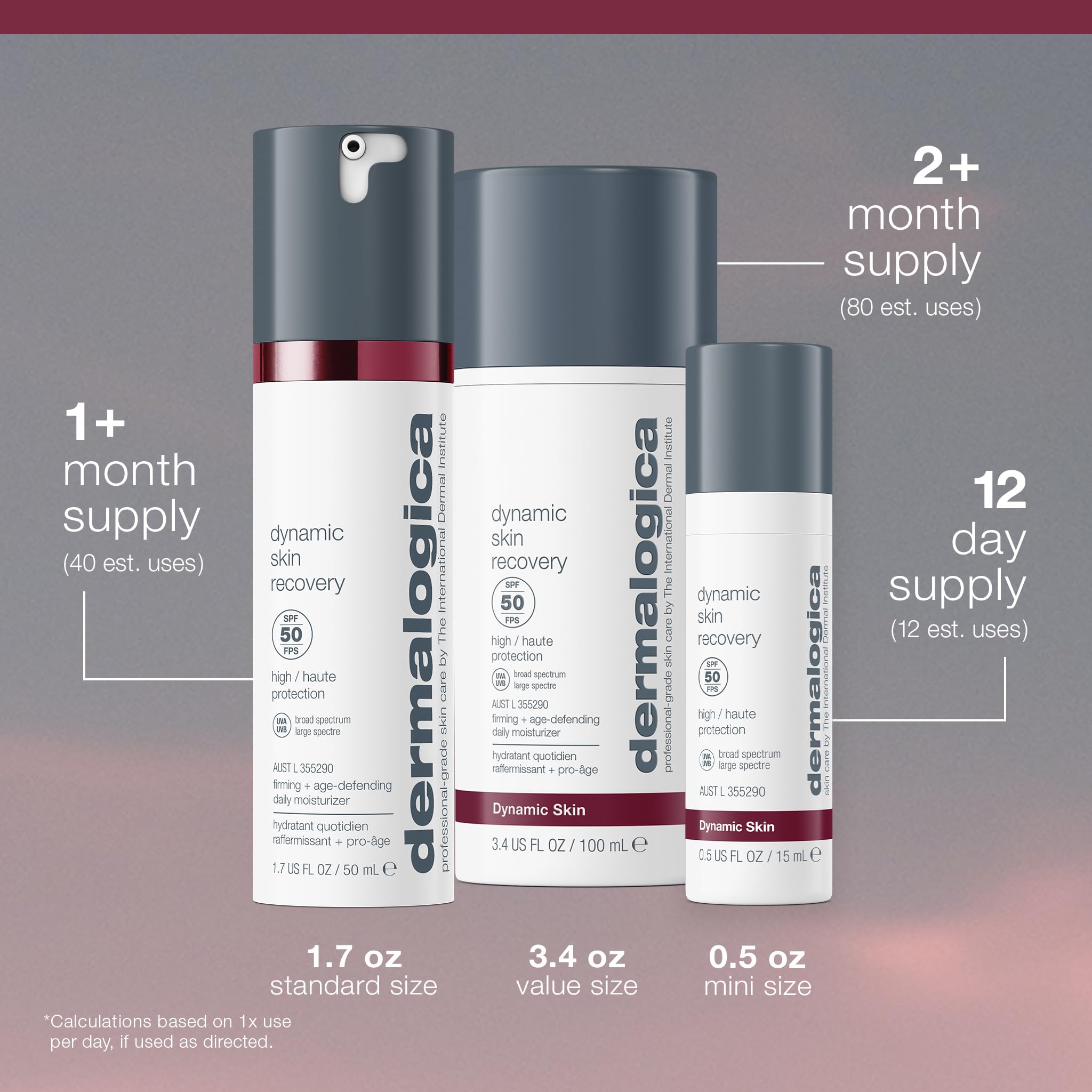 Dermalogica used outdoors to emphasize daily sun protection benefits