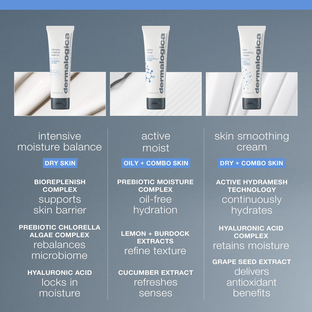 Dermalogica label detail focused on ingredients and barrier support benefits