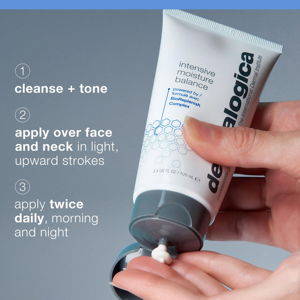 Dermalogica pump demonstration showing easy dispensing and controlled application