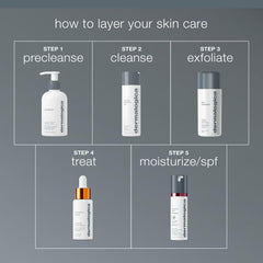Dermalogica open tub with visible powder emphasizing easy dispensing