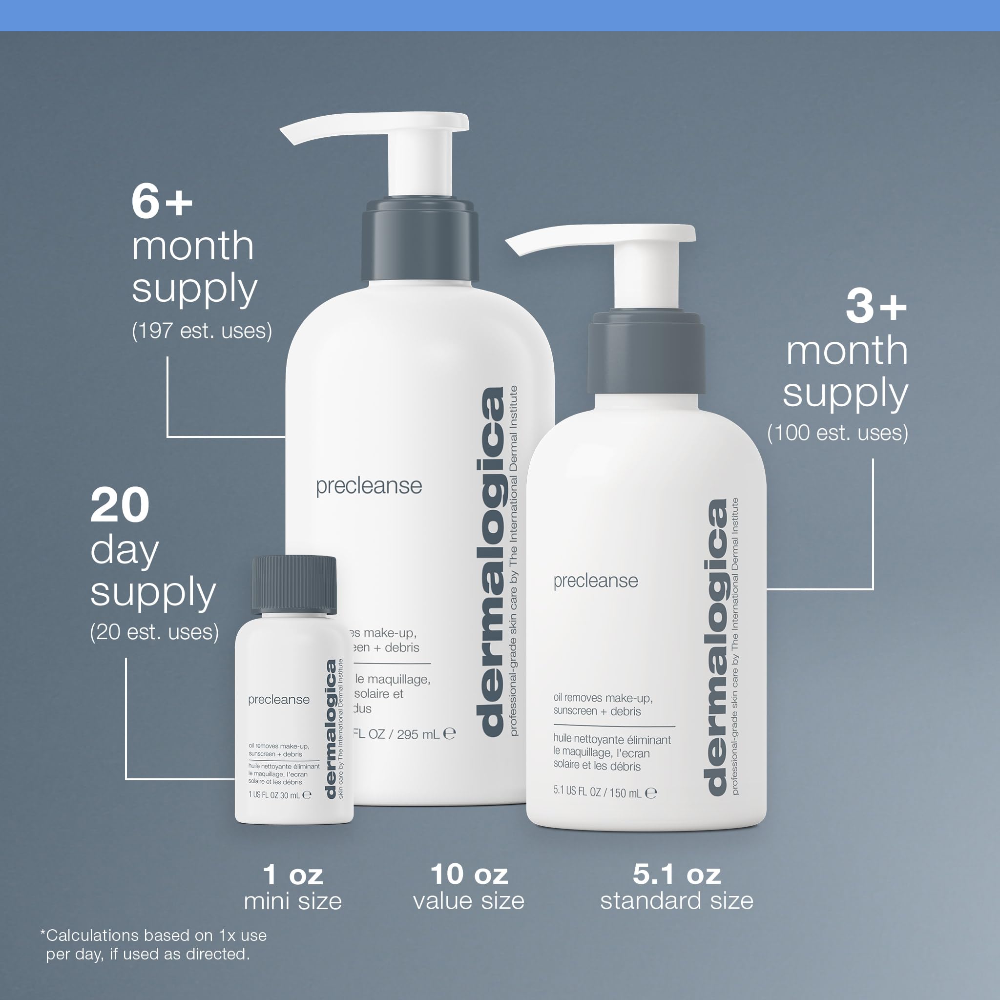 Dermalogica paired with cleanser to show improved double-cleanse results