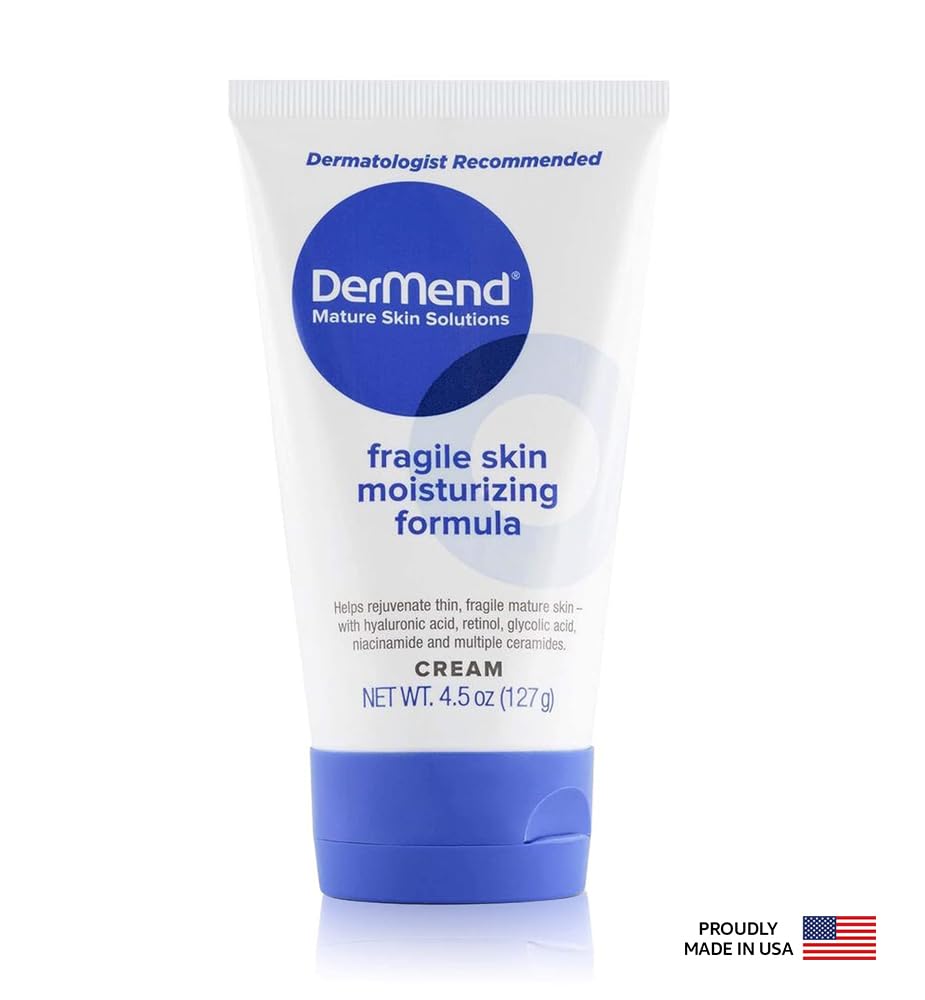 DerMend cream texture close-up showing smooth moisturizing consistency