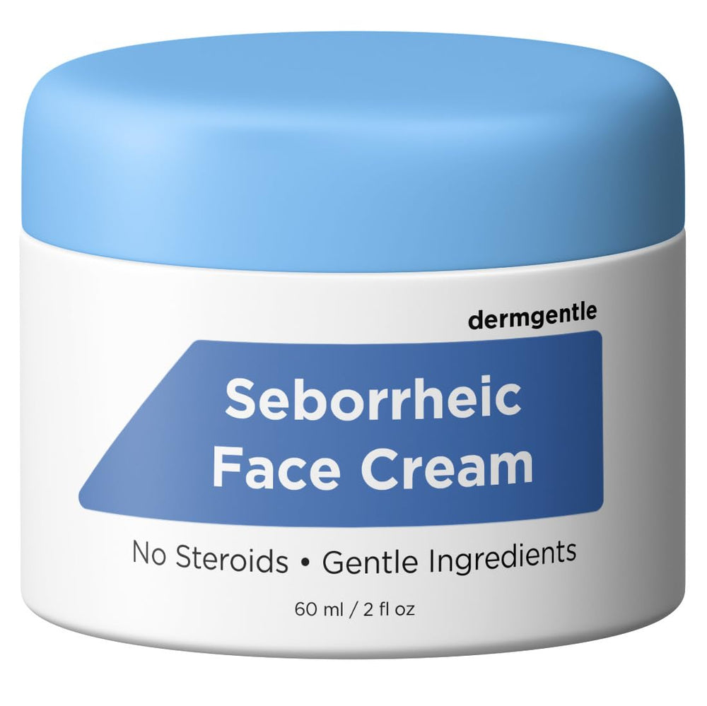 Dermgentle front packaging shows moisturizer tube and calming design for easy recognition
