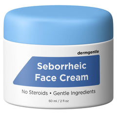 Dermgentle front packaging shows moisturizer tube and calming design for easy recognition
