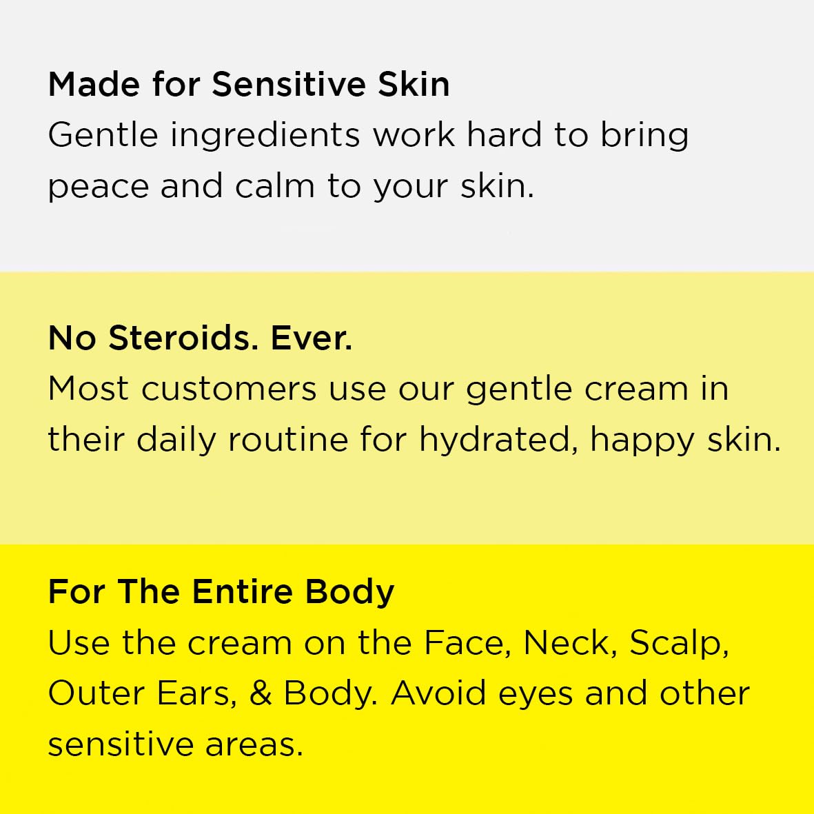 Dermgentle cream visibly absorbed into skin showing hydration and barrier support