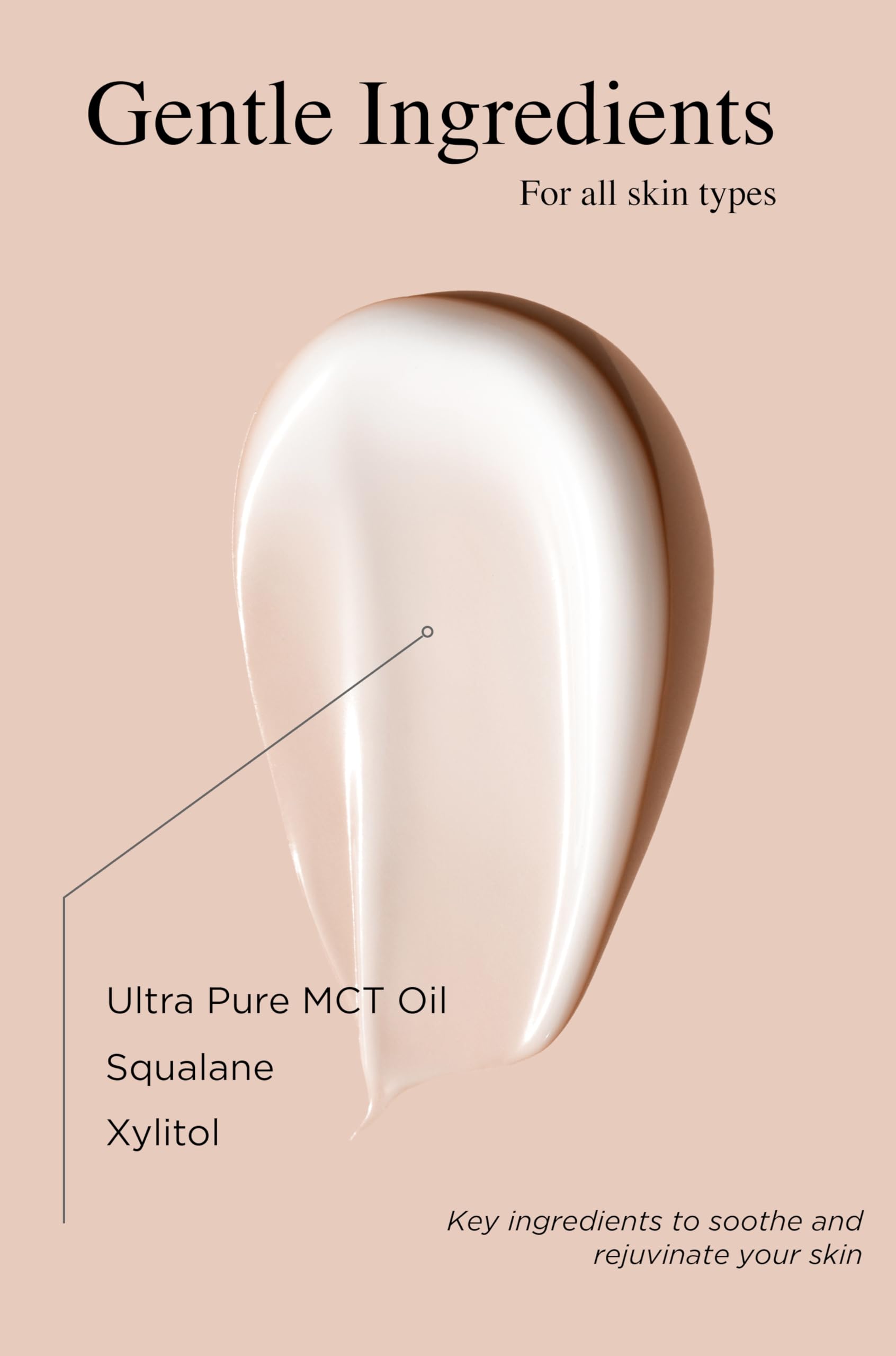 Dermgentle tube next to hand for size comparison and convenient daily use