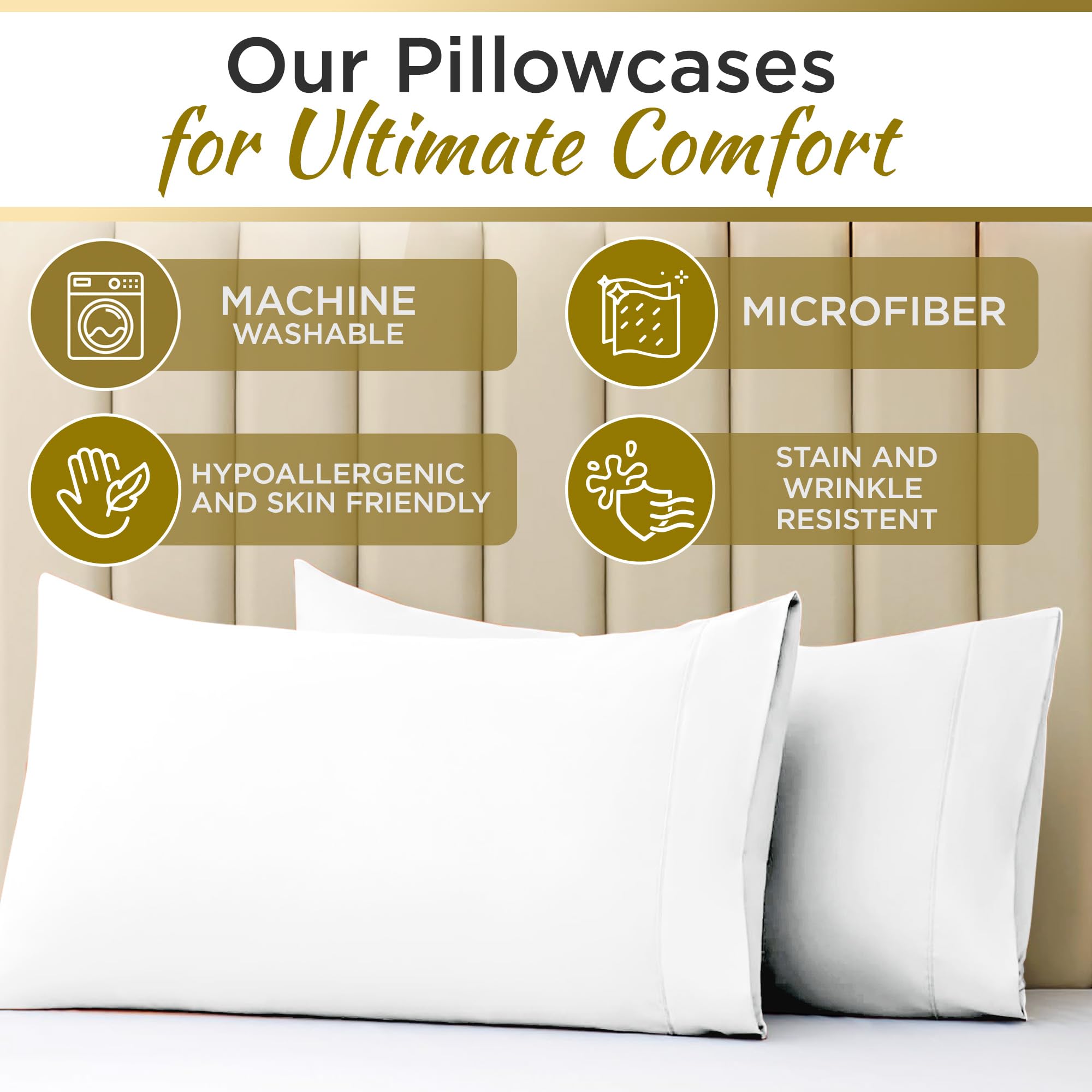 DESTINY CRESCENT BEDDING two pillowcases stacked neatly offering comfort and coordinated bedding set