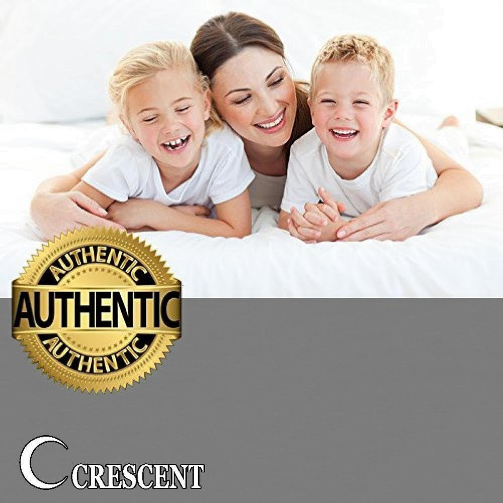 DESTINY CRESCENT close-up of double-brushed microfiber texture highlighting soft, velvety feel