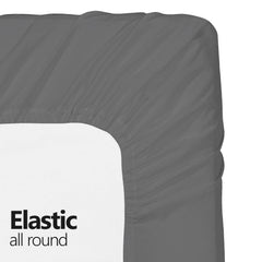 DESTINY CRESCENT two standard pillowcases displayed on pillows for enhanced comfort and style