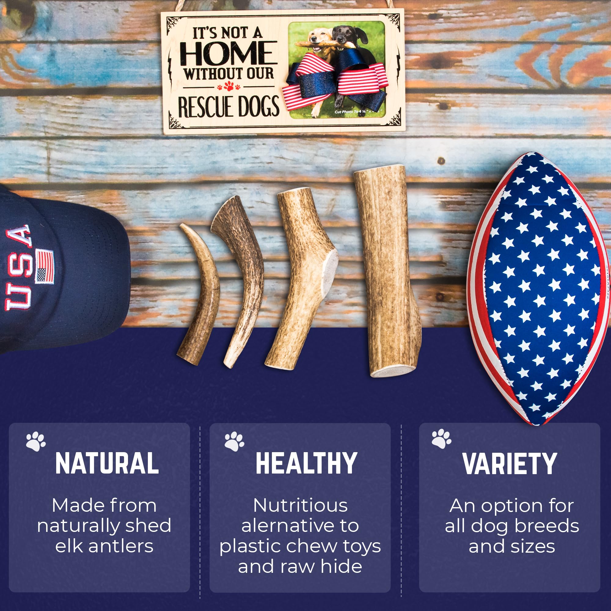 Devil Dog Pet Co sanded edge detail reduces sharpness for safer chewing