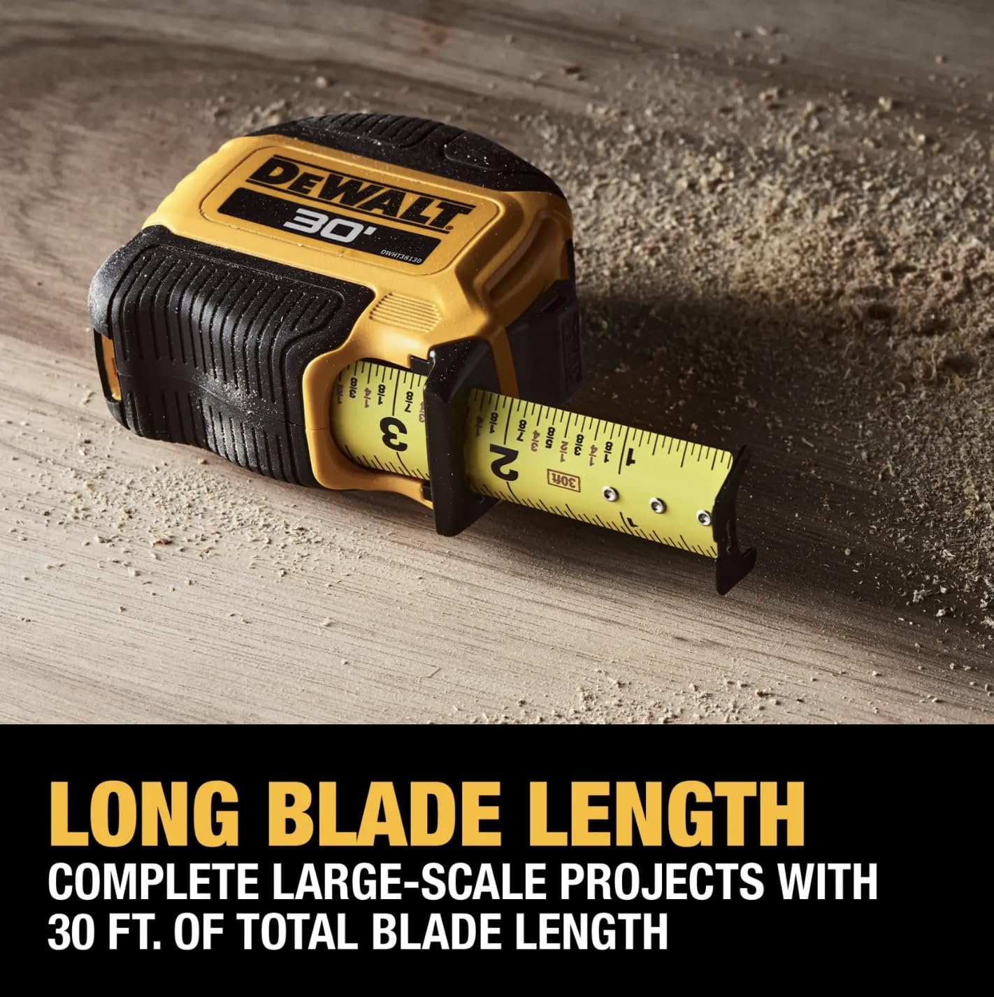 DEWALT secure belt clip view for easy carry and quick access