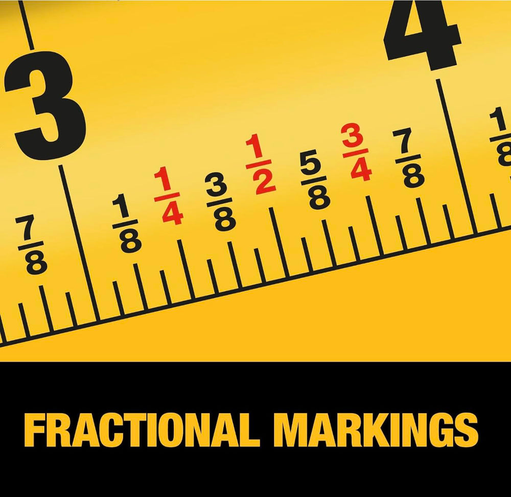 DEWALT tape in tool belt showing compact size and portability