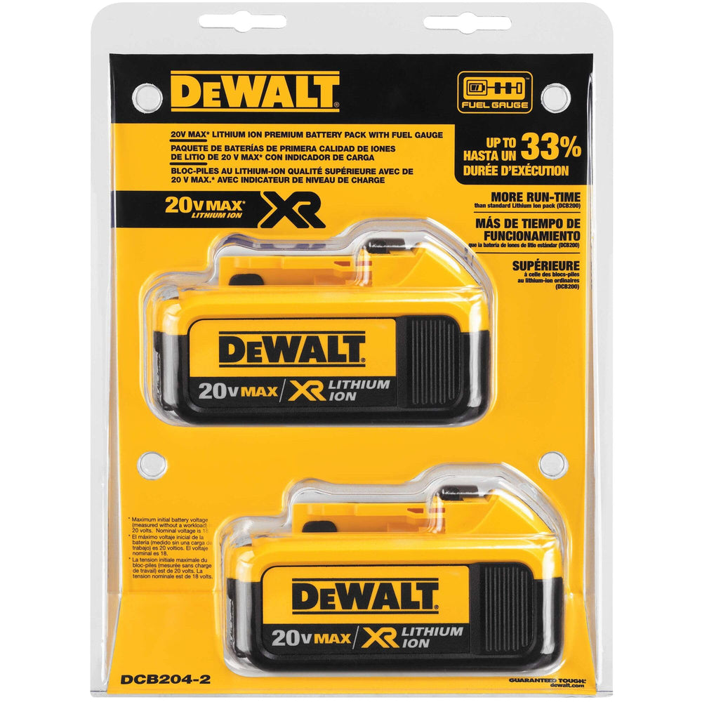 DEWALT battery mounted on impact driver demonstrating tool compatibility