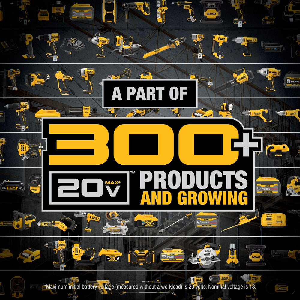 DEWALT DCS367B trigger and stroke detail for variable speed control