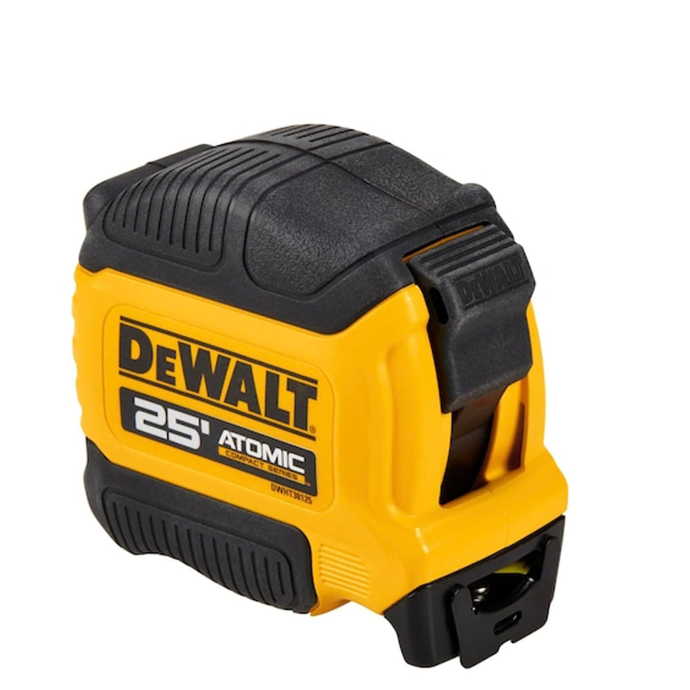 DEWALT integrated finger brake close-up showing control and safety benefit