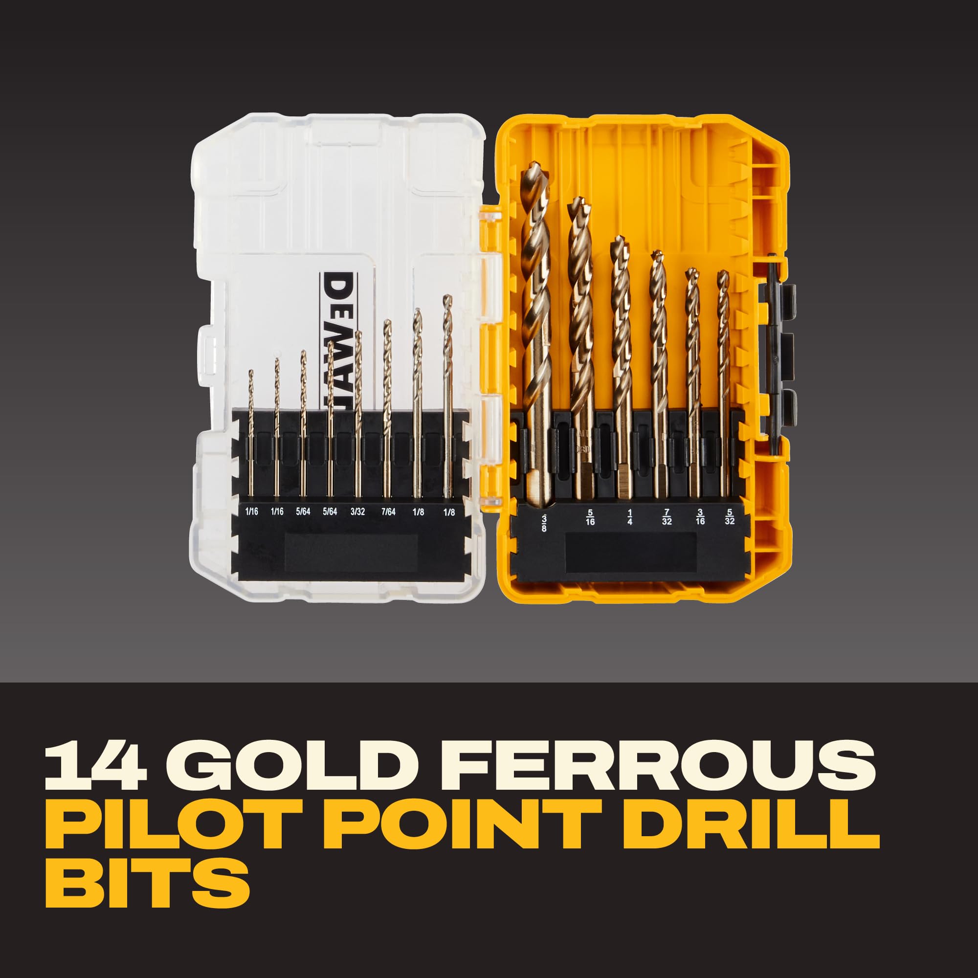 DEWALT magnetic drive guide inserted showing secure single-handed operation