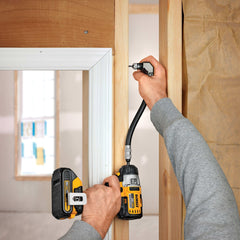 DEWALT Rapid Load head close-up showing quick bit changes and secure holding