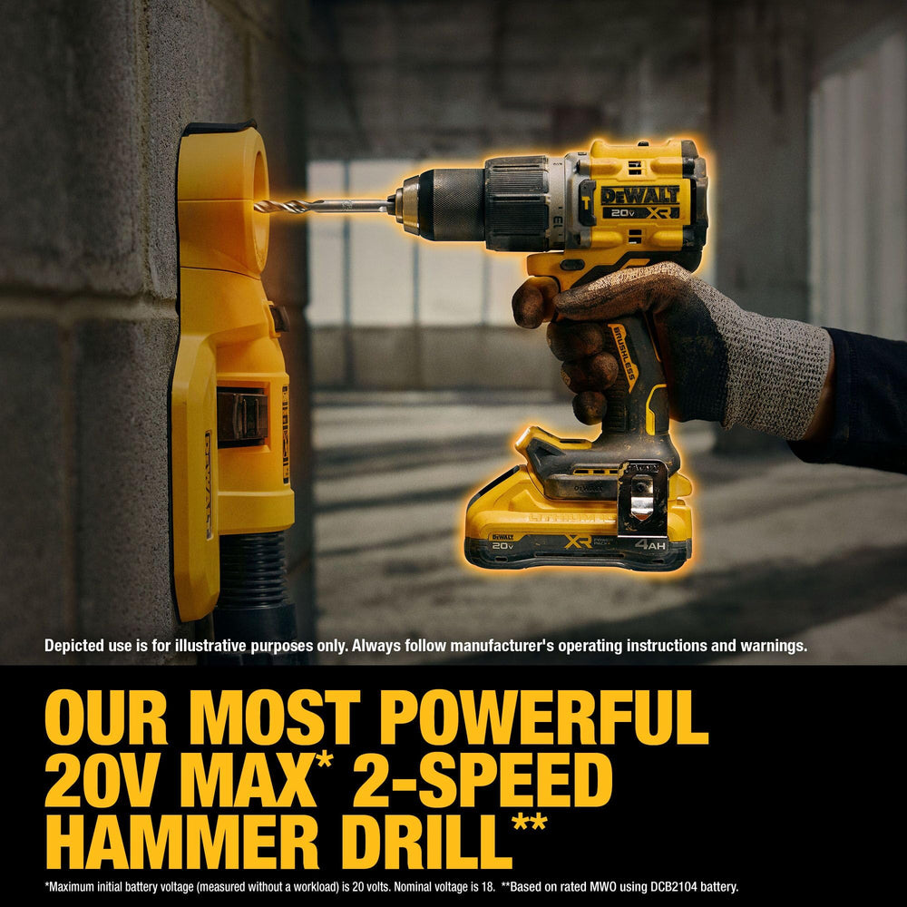 DEWALT combo tools neatly organized in a carrying case for convenient transport on site