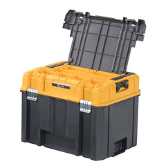DEWALT TSTAK bi-material long handle close-up for comfortable carry
