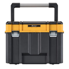 DEWALT TSTAK top organizer lid open showing fixed dividers benefit