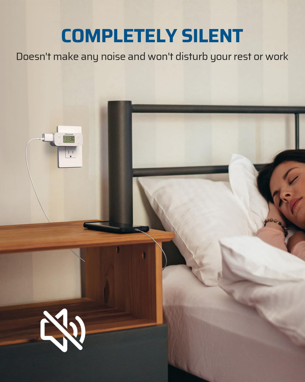 DEWENWILS timer in hand showing scale and portability for quick placement and discreet installation