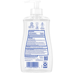 Dial aloe pump and label detail highlighting gentle formula
