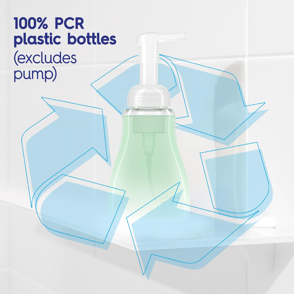 Dial bottle in hand to show 7.5 fl oz size and portable convenience