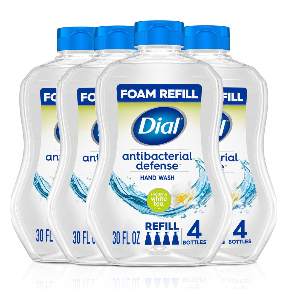 Dial front packaging showing soothing white tea and aloe benefits
