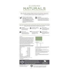 Diamond Naturals kibble close-up highlighting texture and digestible formula benefits