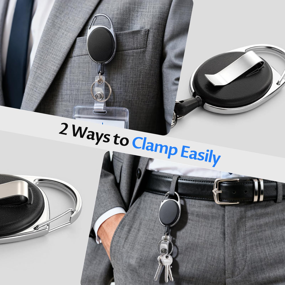 Diateklity mounted on a belt in use showing hands-free access and workplace practicality