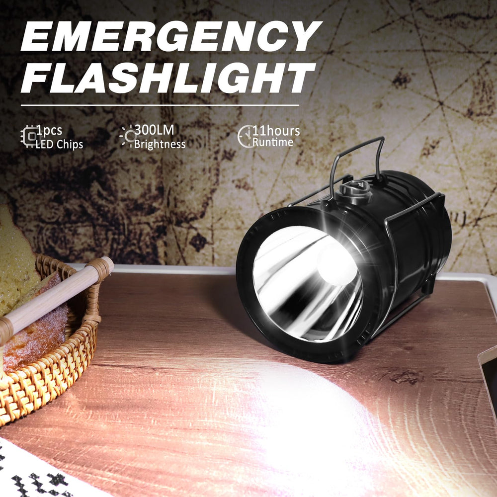 DIBMS unfolded lantern emitting 360-degree light for campsite brightness