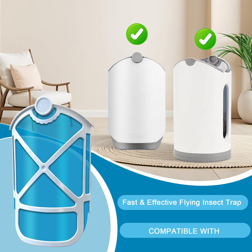 Dickinda in kitchen lifestyle setup illustrating discreet, pet-safe insect control