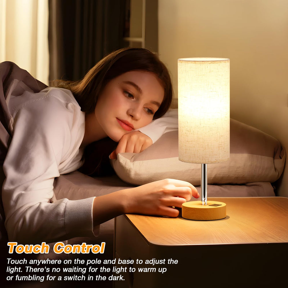 Dicoool touch control closeup illustrating easy tap dimming and effortless operation