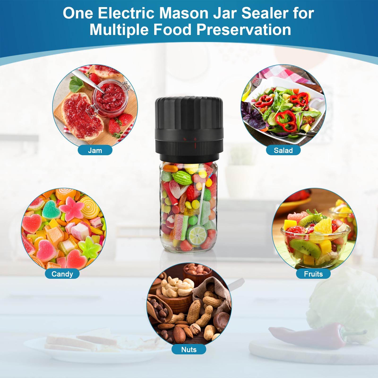 Dicorain VP06+ used outdoors at a picnic, keeping snacks fresh longer