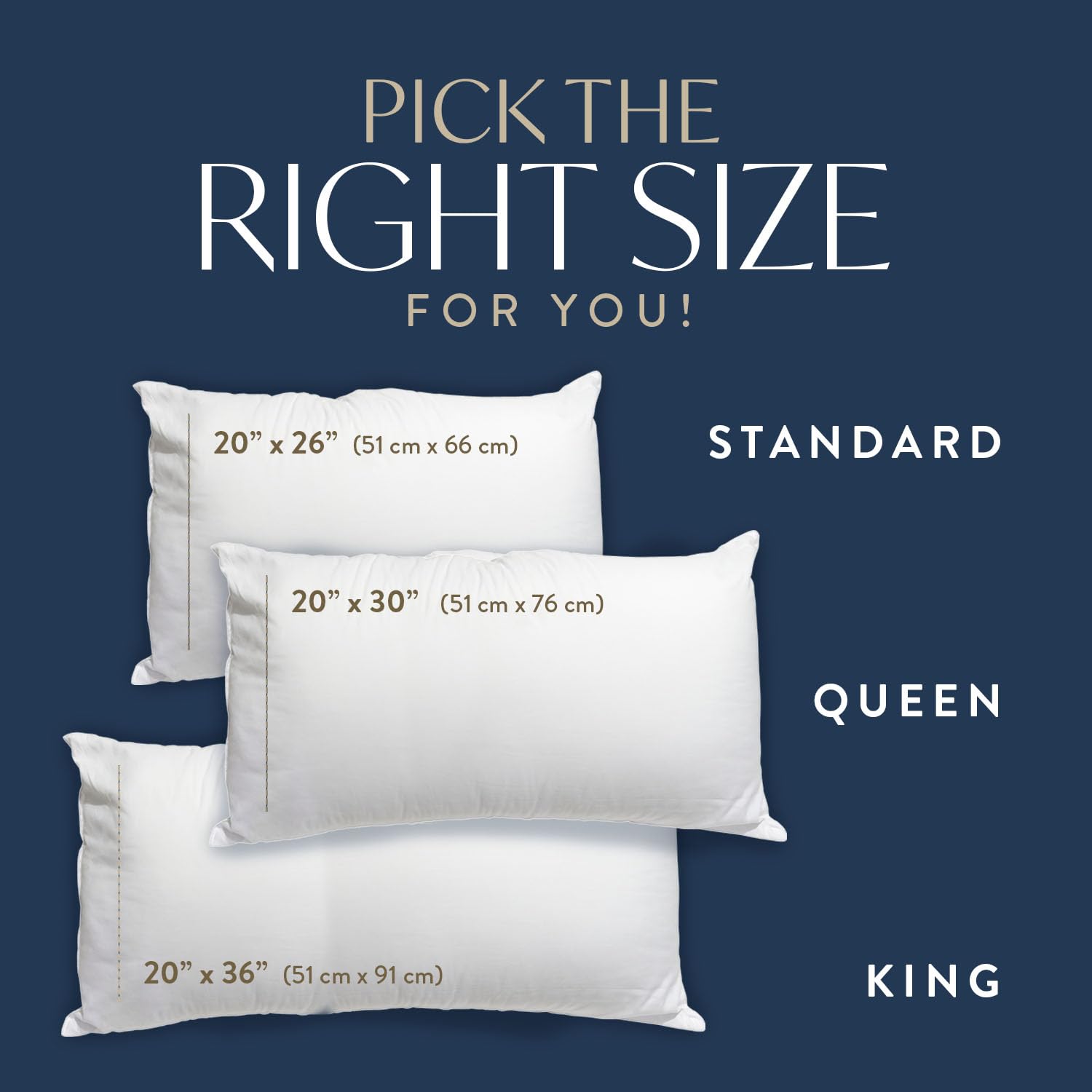 Digital Decor pillows next to ruler showing 26 by 20 inch standard size for scale