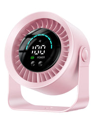 DIGIX front view of desk fan showing compact design and portability