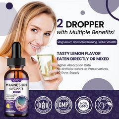 dilib closeup label ingredients highlighting magnesium glycinate and vitamin B6 benefits